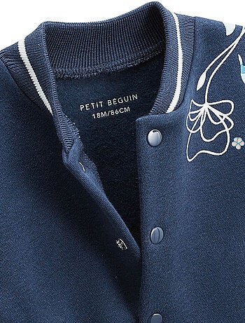 Veste teddy bébé en molleton Misscerise
