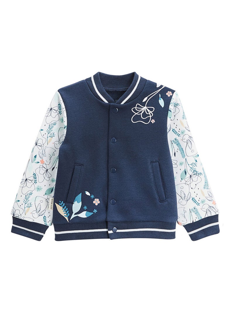 Veste teddy bébé en molleton Misscerise Bleu - Kiabi