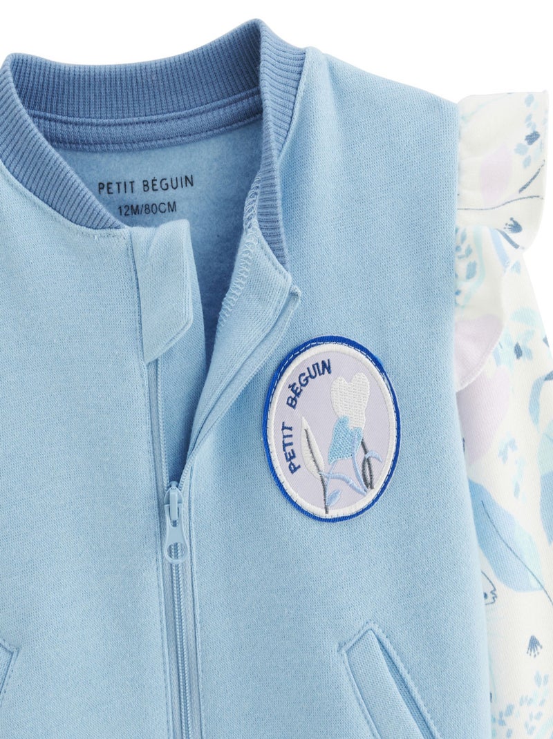 Veste teddy bébé Polarmoon Bleu - Kiabi