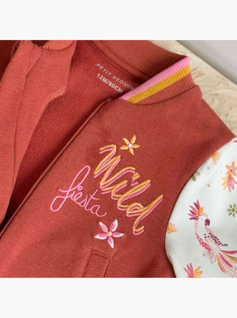 Veste teddy enfant Fiesta Terracotta - Kiabi