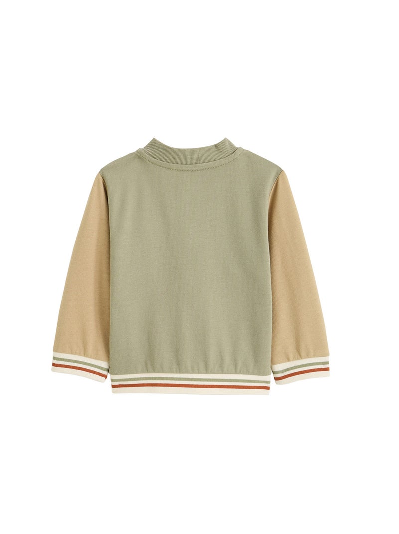 Veste teddy enfant Kansas City Kaki - Kiabi
