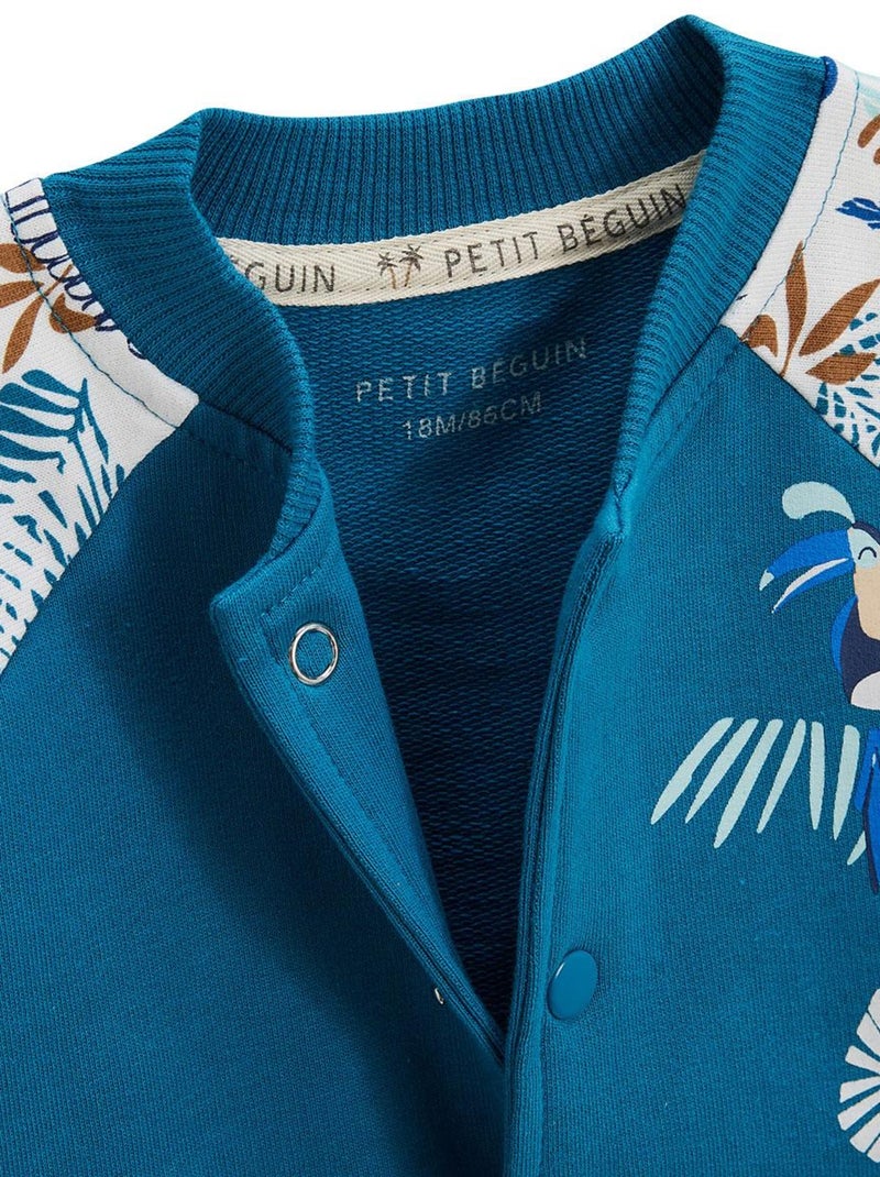 Veste teddy enfant Santorini Bleu - Kiabi
