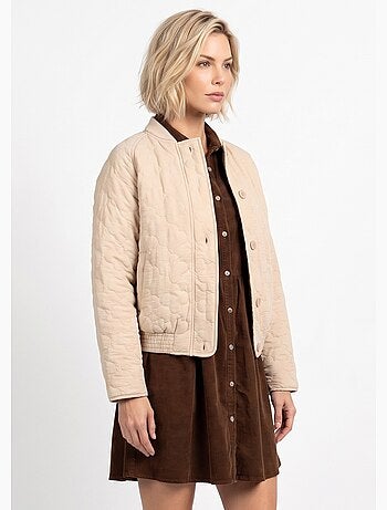 Veste teddy matelassée inspiration bohème - afibel