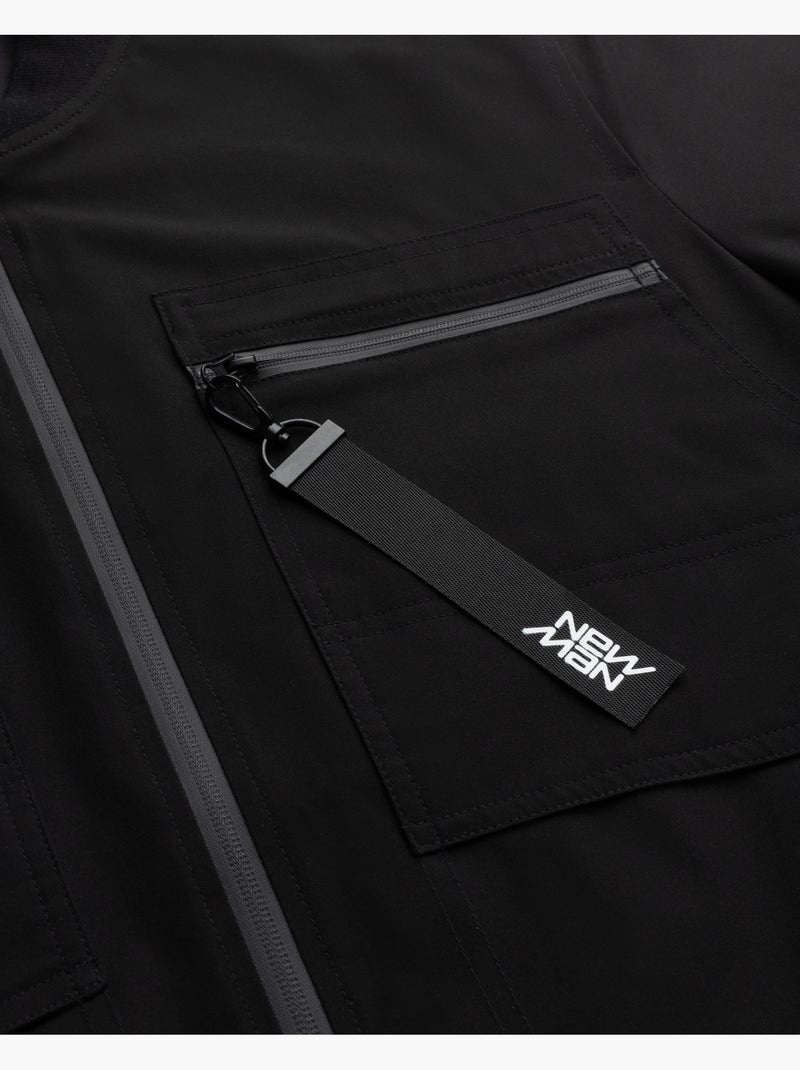 Veste Teddy   Regular - New Man Noir - Kiabi