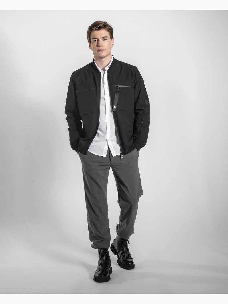 Veste Teddy   Regular - New Man Noir - Kiabi