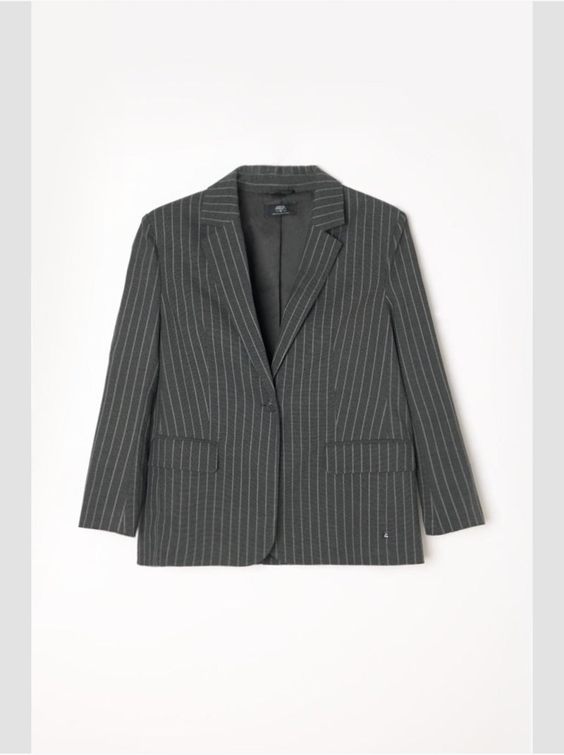 Veste tilingi 'le temps des cerises' Gris - Kiabi