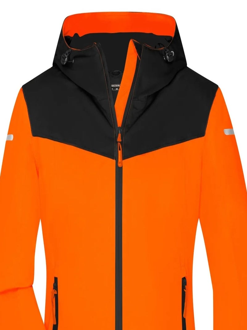 Veste tous les temps - james and nicholson Orange corail - Kiabi