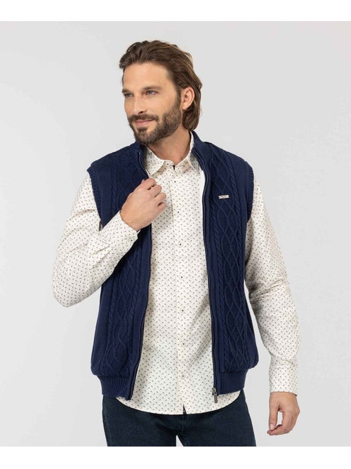 Veste tricot - terre de marins - Kiabi