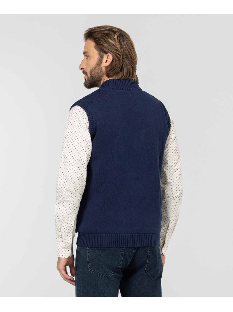 Veste tricot - terre de marins Bleu marine - Kiabi