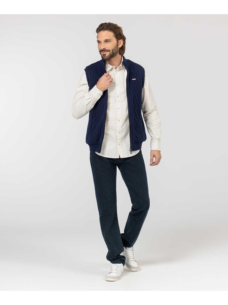 Veste tricot - terre de marins Bleu marine - Kiabi