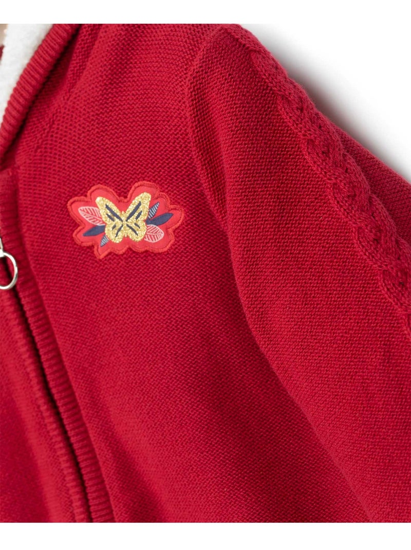 Veste tricot - Terre de Marins Rose - Kiabi