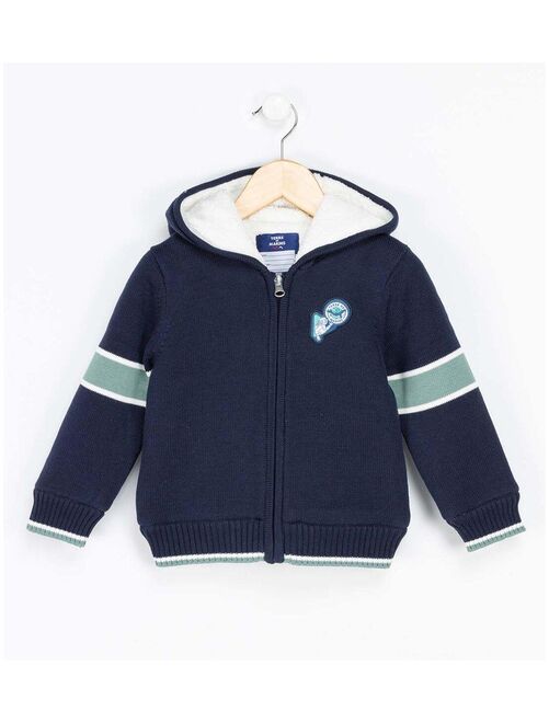 Veste Tricot Doublee Enfant Terre de Marins - Kiabi