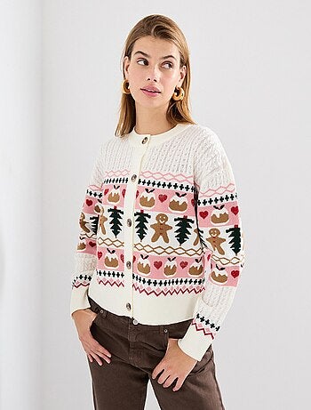 Veste tricotée de Noël, MO Fashion