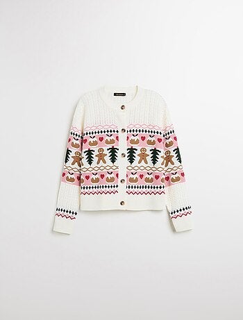 Veste tricotée de Noël, MO Fashion