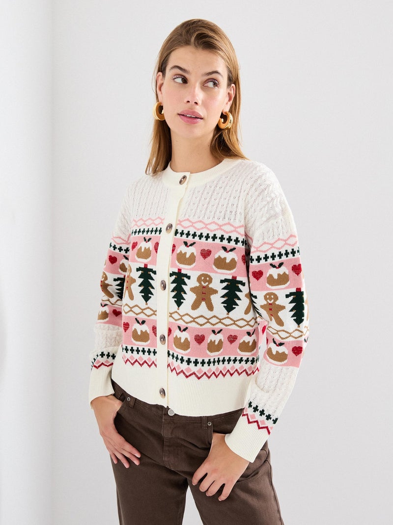 Veste tricotée de Noël, MO Fashion