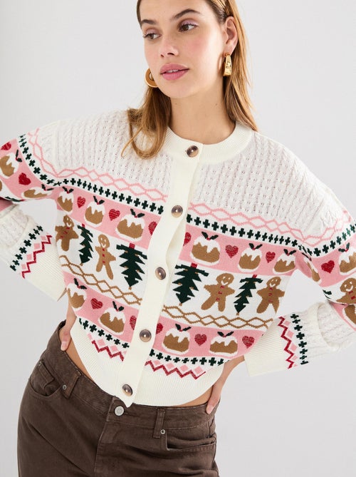 Veste tricotée de Noël, MO Fashion - Kiabi