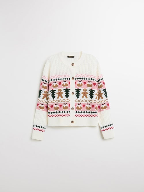 Veste tricotée de Noël, MO Fashion - Kiabi