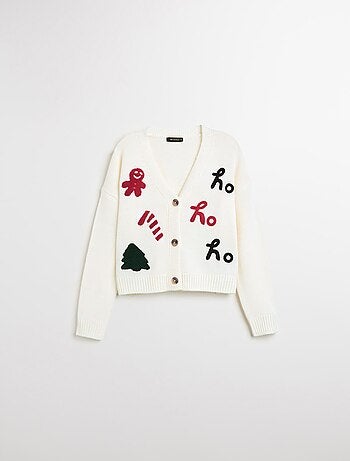 Veste tricotée de Noël, MO Fashion