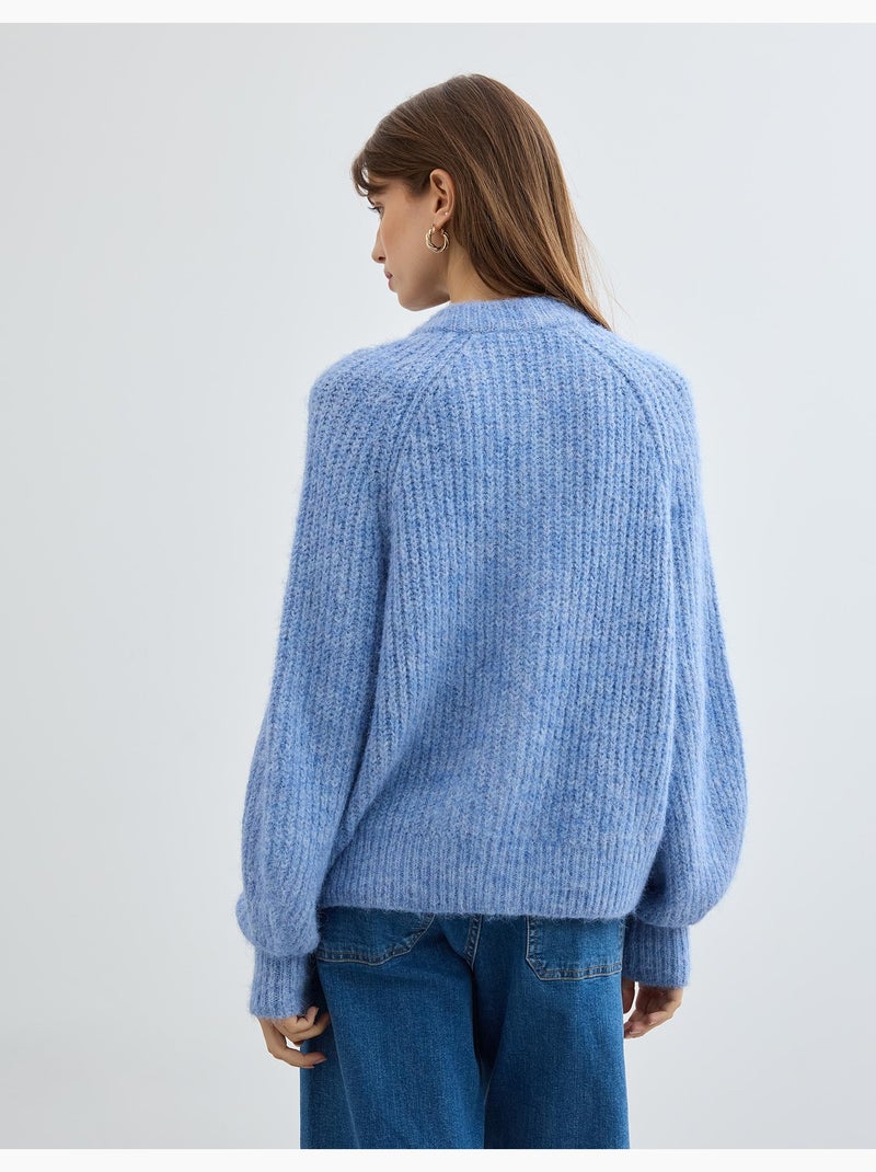 Veste tricotée, MO Fashion Bleu - Kiabi