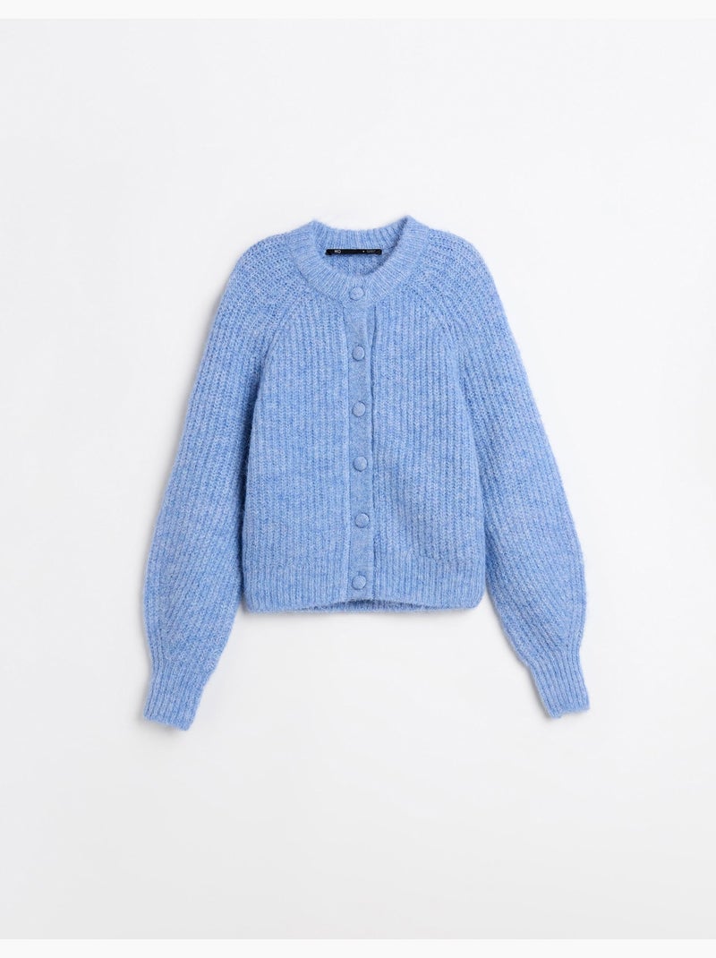 Veste tricotée, MO Fashion Bleu - Kiabi