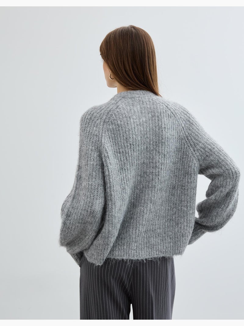 Veste tricotée, MO Fashion Gris - Kiabi