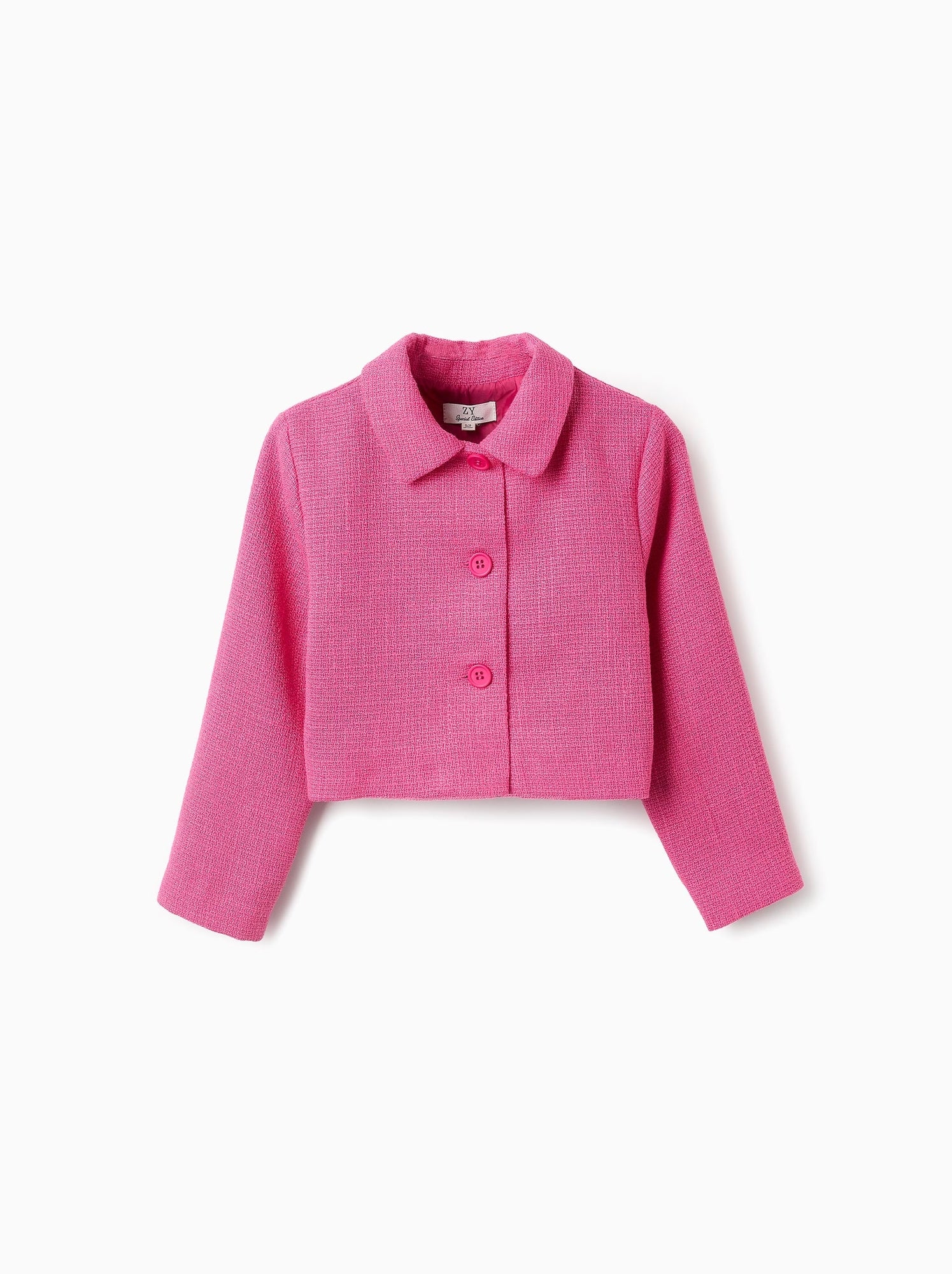 Veste Fille Tweed Marron Taille 24 – Occasion En Bon état – SHOWING SELECTION