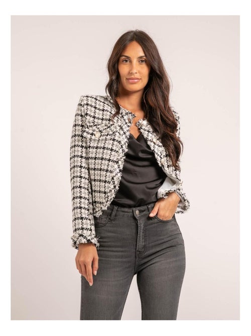 Veste tweed ULMAN - Kiabi