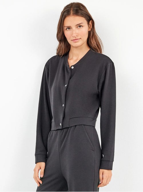Veste type bomber boutons avant - Kiabi Veste type bomber boutons avant - Kiabi