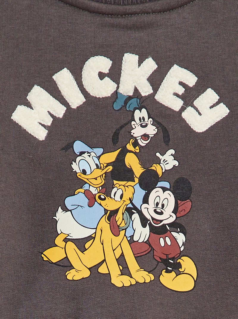 Veste type campus 'Mickey' Gris - Kiabi