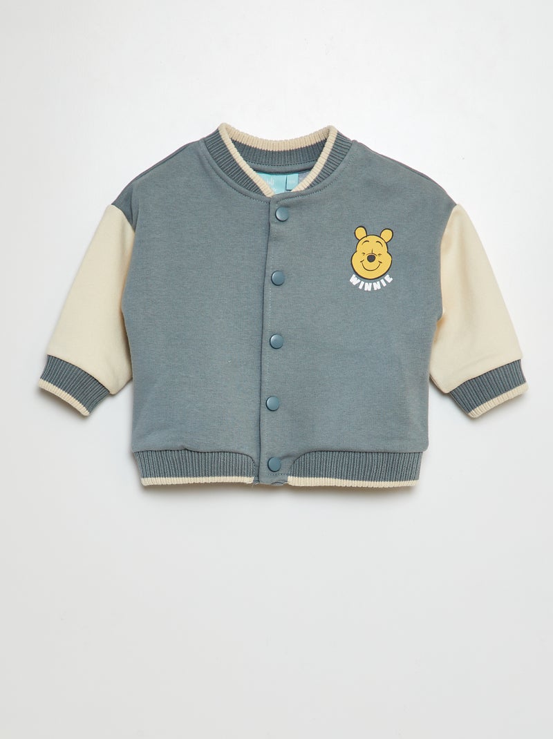 Veste type campus 'Winnie' Bleu - Kiabi