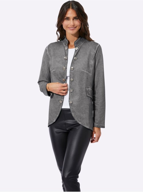 Veste uni à col montant et manches longues et poches - Taille standard - Witt - Kiabi Veste uni à col montant et manches longues et poches - Taille standard - Witt - Kiabi