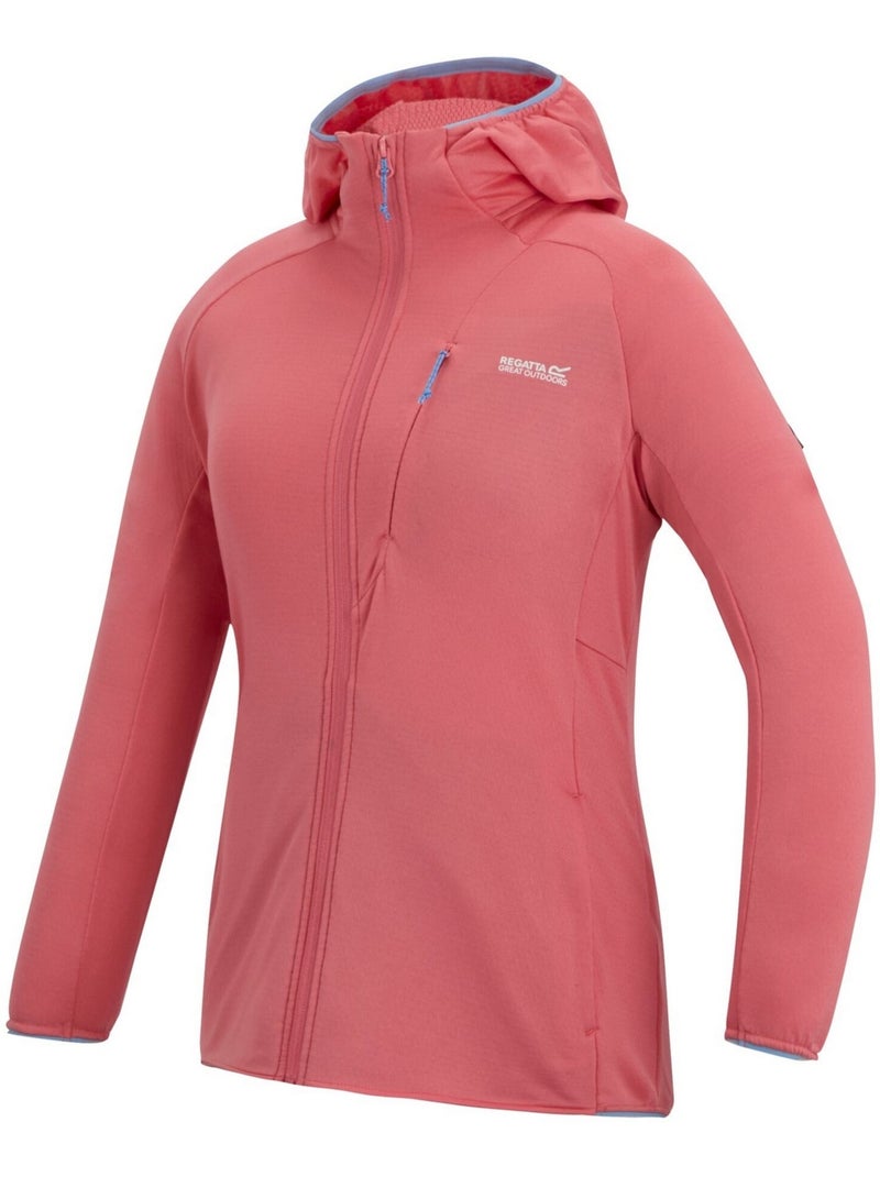 Veste unie à capuche élastiquée kadley - regatta Corail - Kiabi