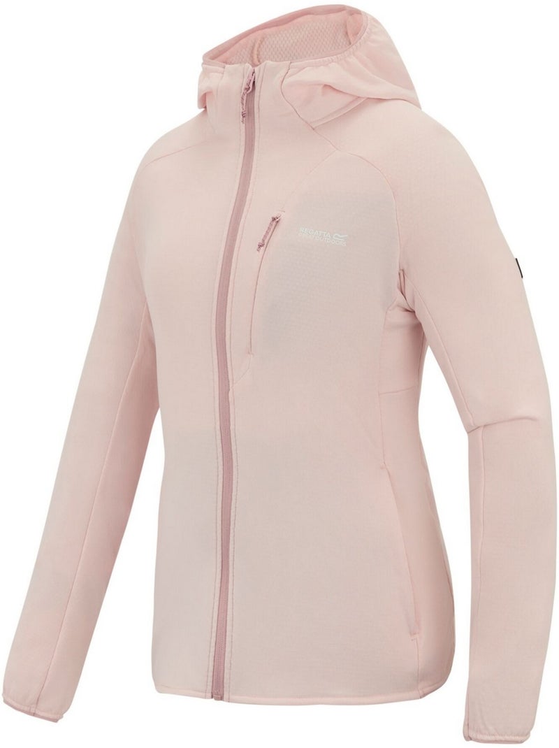 Veste unie à capuche élastiquée kadley - regatta Rose pâle - Kiabi