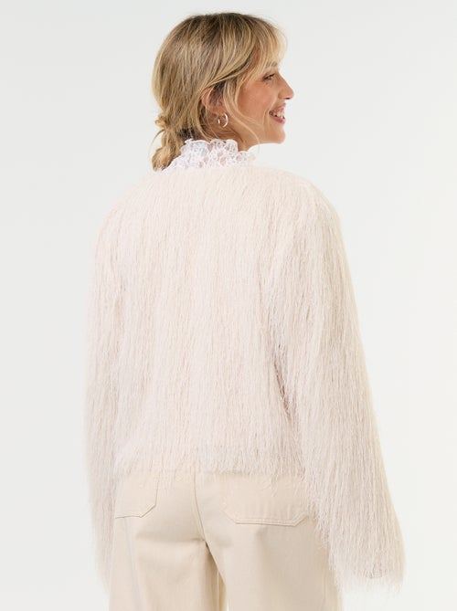 Veste unie en tissage léger pour femme - Kiabi