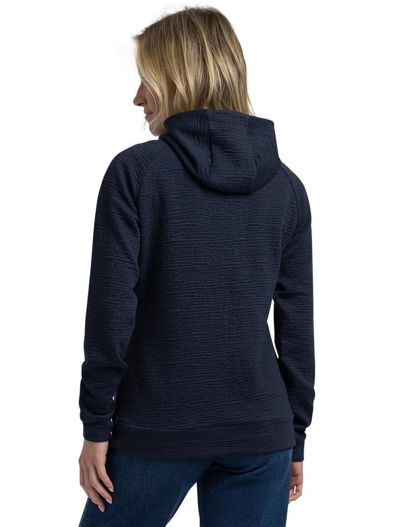 Veste unie et texturée à capuche lillie - trespass Bleu marine - Kiabi