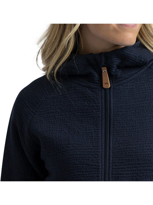 Veste unie et texturée à capuche lillie - trespass - Kiabi