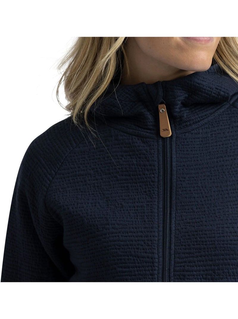 Veste unie et texturée à capuche lillie - trespass Bleu marine - Kiabi