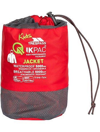Veste unie imperméable qikpac - trespass