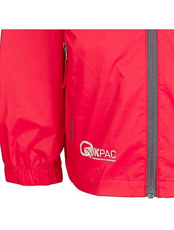 Veste unie imperméable qikpac - trespass