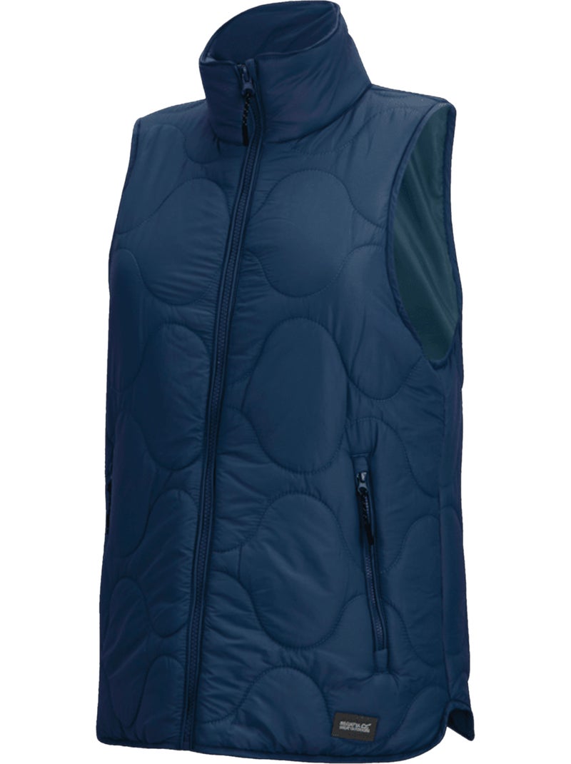 Veste unie sans manches à col montant carlotte - regatta Bleu marine - Kiabi
