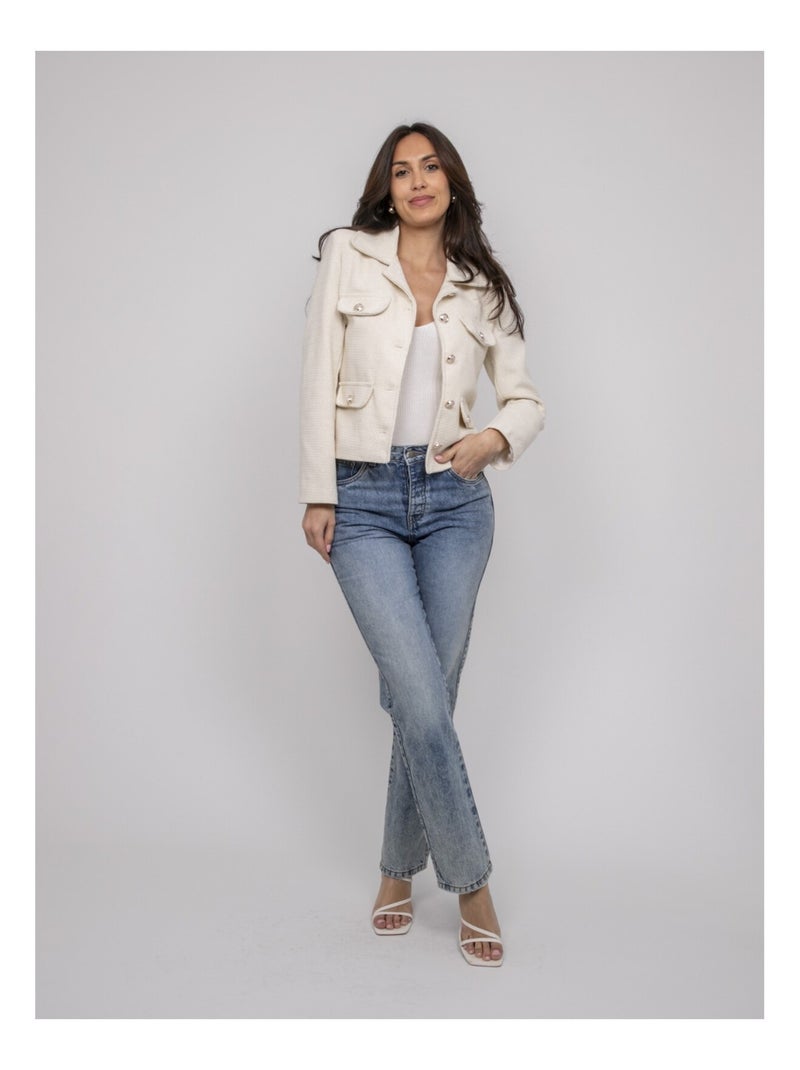 Veste UVANA Ecru - Kiabi