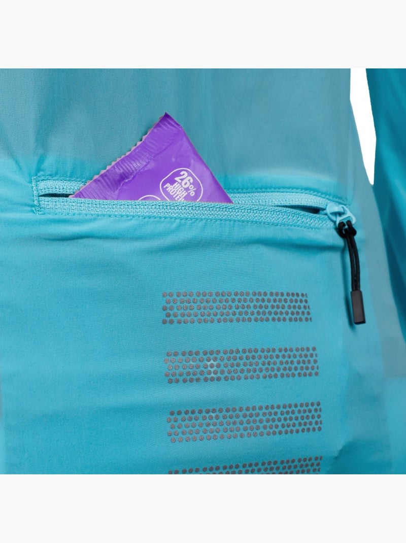 Veste vélo coupe-vent ultralégère femme femme j4-w windbreak Bleu - Kiabi
