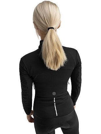 Veste vélo d'hiver softshell femme cyclisme femme core abyss