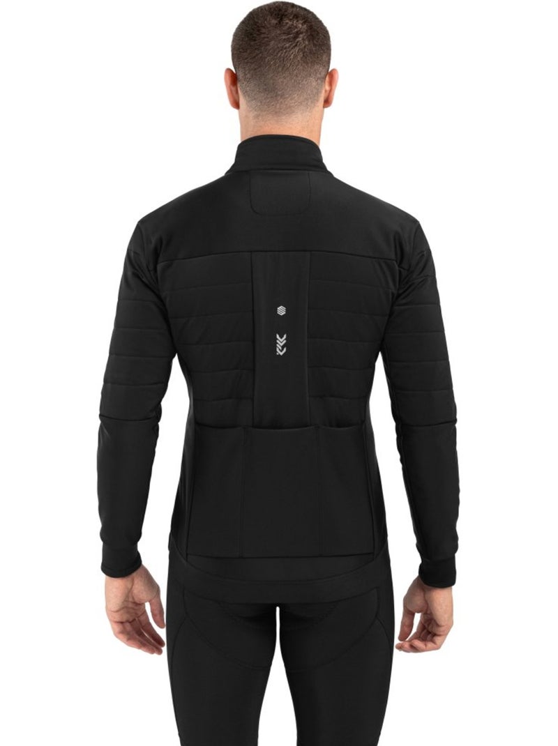 Veste vélo d'hiver softshell homme cyclisme homme dw territory Noir - Kiabi