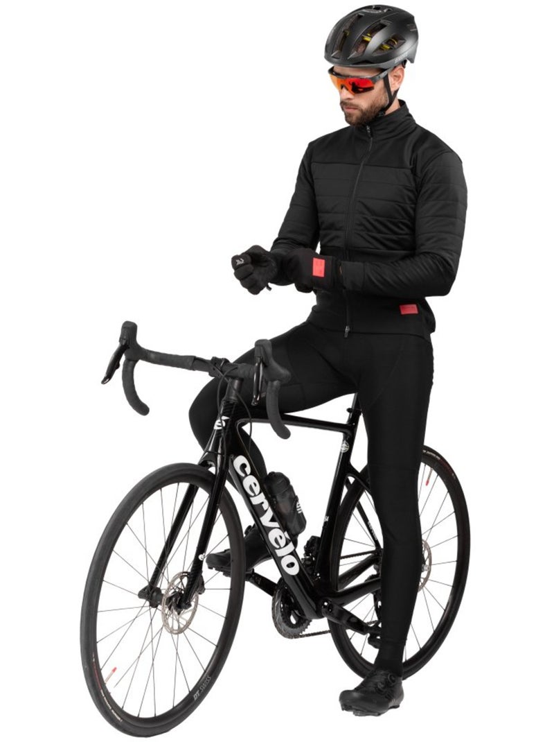 Veste vélo d'hiver softshell homme cyclisme homme dw territory Noir - Kiabi
