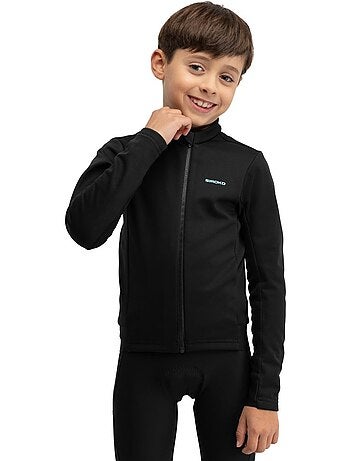 Veste vélo softshell d’hiver garçon cyclisme enfants k-core wheelie