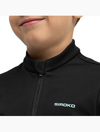 Veste vélo softshell d’hiver garçon cyclisme enfants k-core wheelie