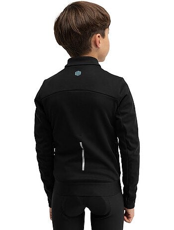 Veste vélo softshell d’hiver garçon cyclisme enfants k-core wheelie