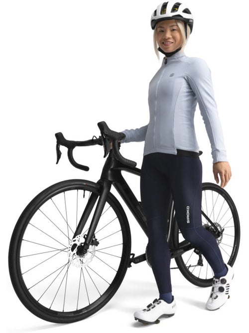 Veste vélo softshell femme cyclisme femme j1 bluebell - Kiabi Veste vélo softshell femme cyclisme femme j1 bluebell - Kiabi