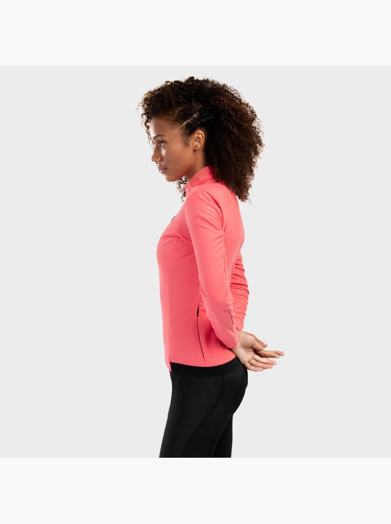 Veste vélo softshell femme cyclisme femme j1 breakaway Corail - Kiabi